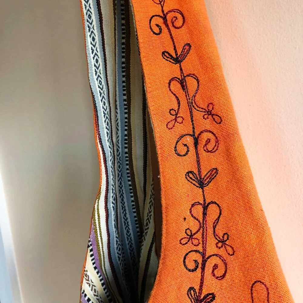 Earth Divas Reversible Boho Embroidered Hobo Bag - Picture 13 of 15